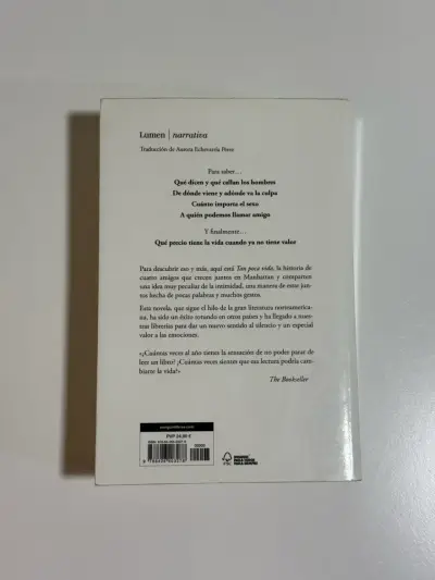 Libro 'Tan Poca Vida' de Hanya Yanagihara - miniatura 2