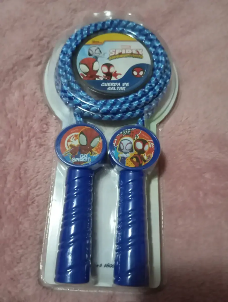 Cuerda de saltar Spidey para niños - 1