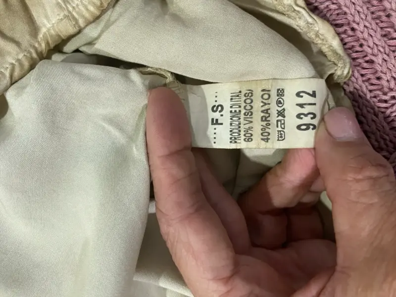 Blusa beige con encaje Italia Moda - 5