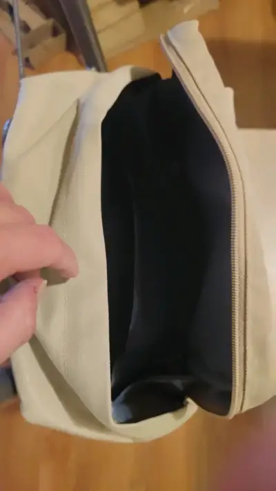 Mochila beige Saxoline con bolsillos - miniatura 3