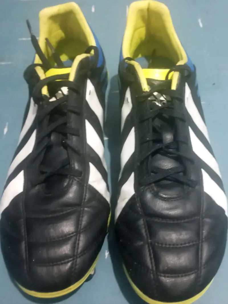 Botines de Rugby Adidas negros con amarillo - 5