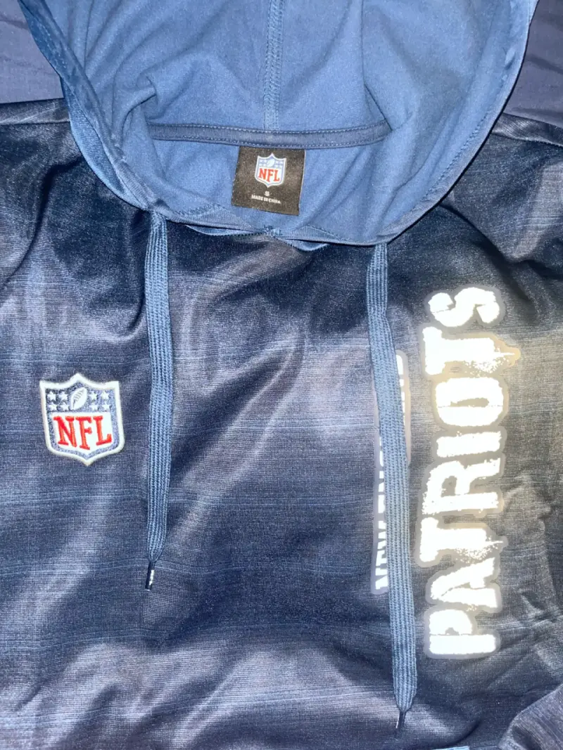 Polerón NFL Patriots azul con capucha - 2