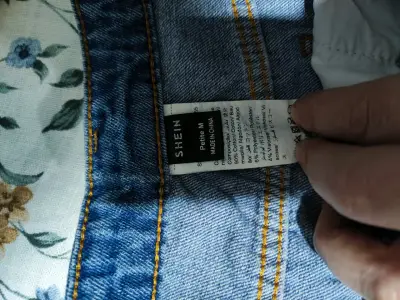 Falda de mezclilla con bolsillos Shein - miniatura 4