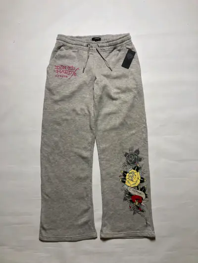 Buzo Ed Hardy Heart&Roses y2k - miniatura 2