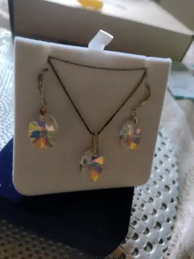 Set de joyería con Swarovski crystal - miniatura 1