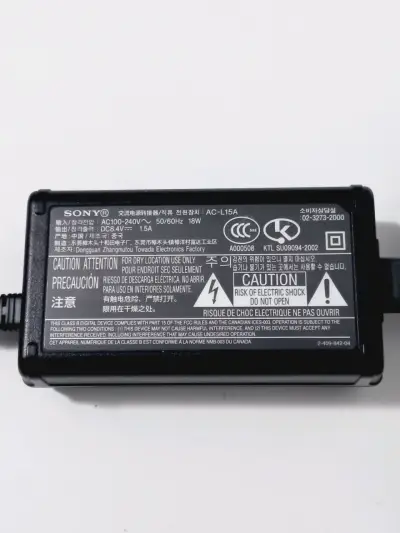 Cargador Sony Handycams AC-L15A - miniatura 4