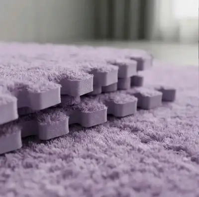 Alfombra de Juego Infantil Púrpura Suave - miniatura 3