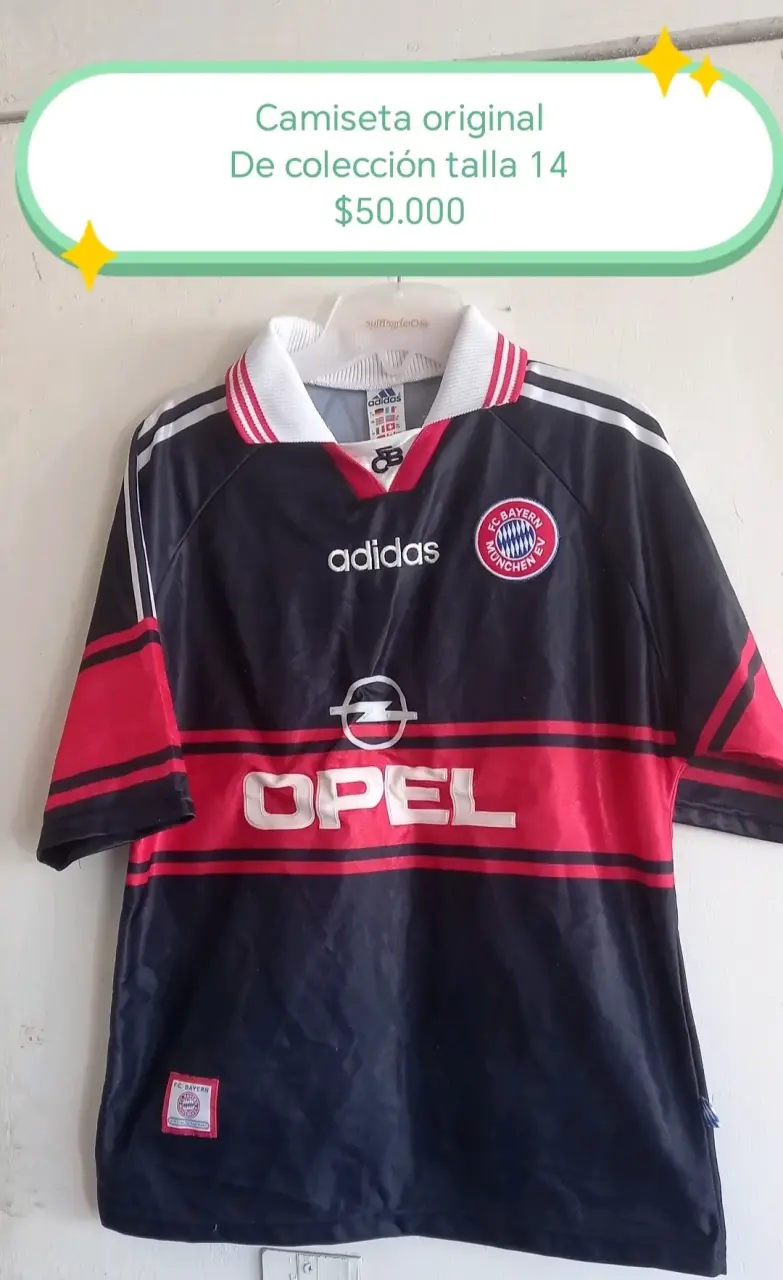 Camiseta Bayern Múnich Adidas colección talla 14 - 1
