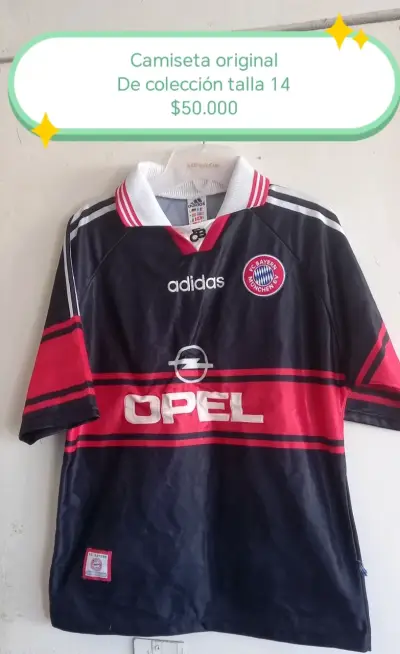 Camiseta Bayern Múnich Adidas colección talla 14 - miniatura 1