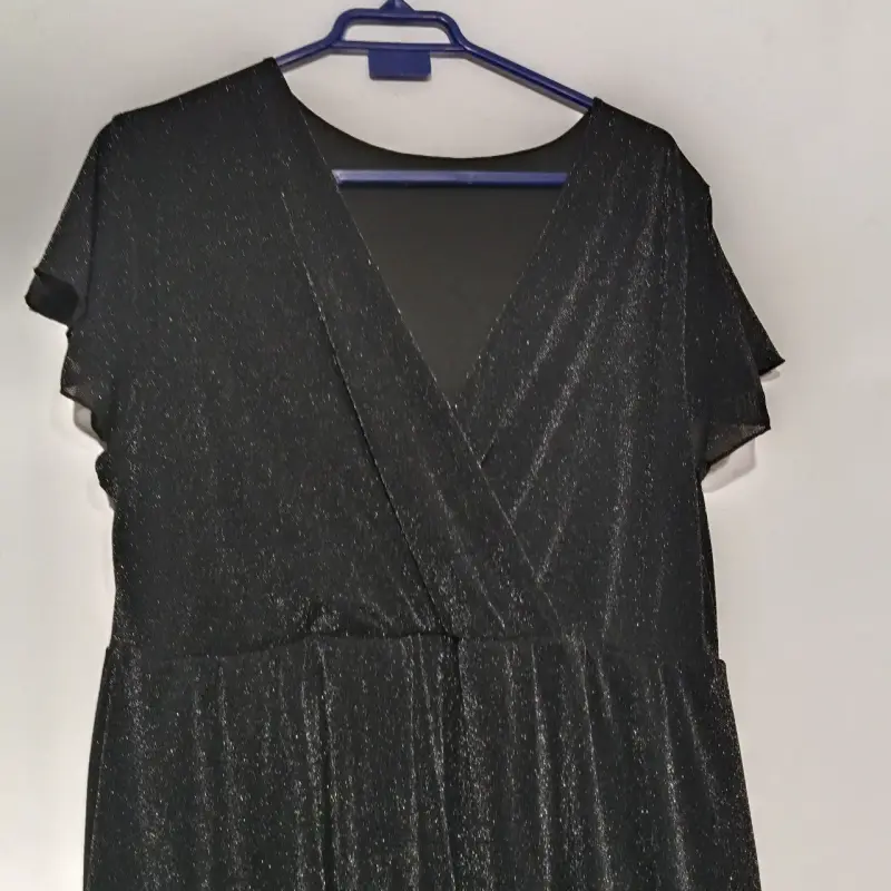 Vestido negro brillante talla 1XL - 1