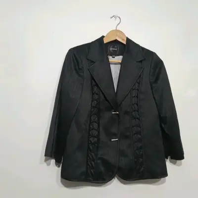 Blazer negro elegante para mujer - miniatura 4