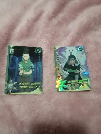 Cartas coleccionables de anime con personajes - miniatura 1