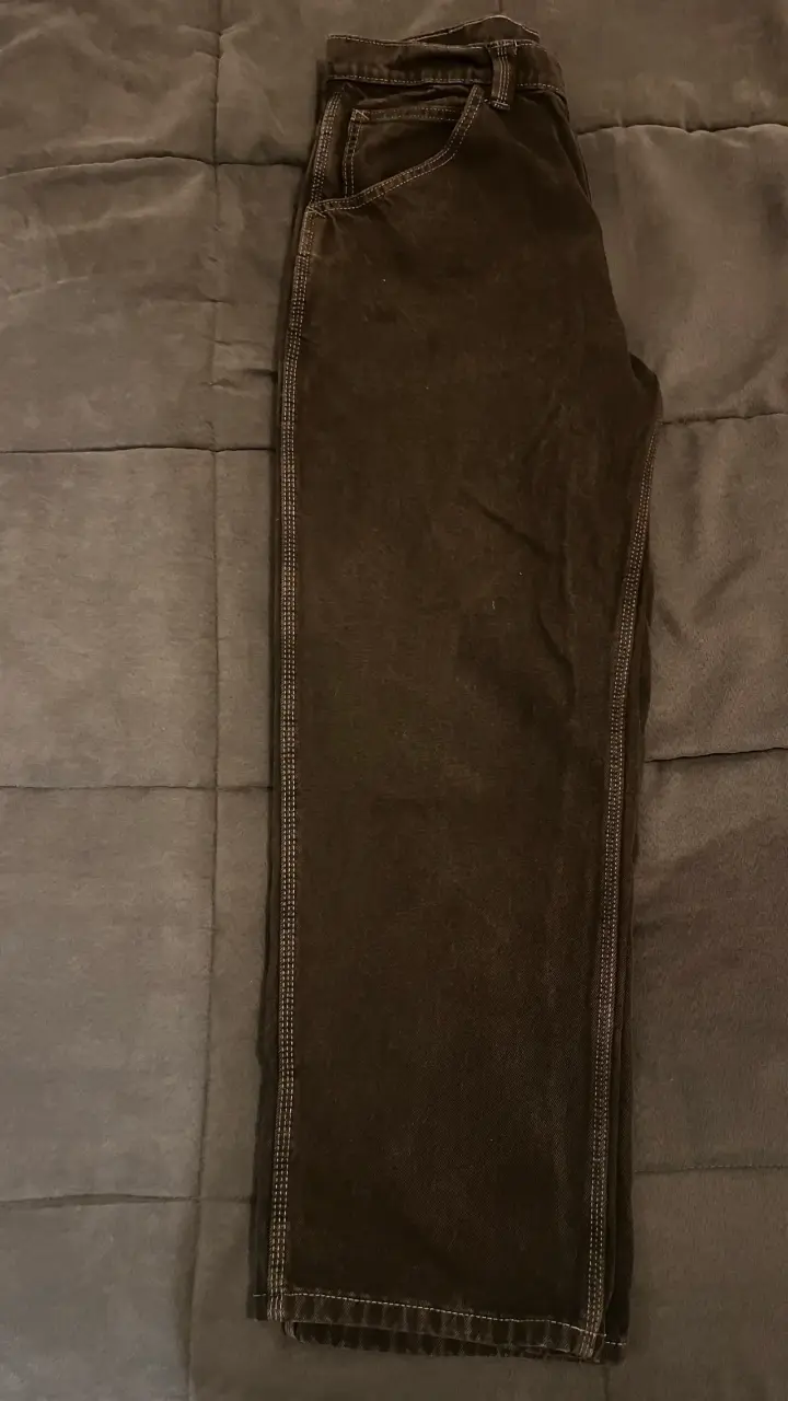 Pantalones marrones Vans Loose Fit para hombre - 1