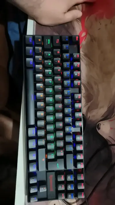 Teclado mecánico retroiluminado USB - miniatura 2