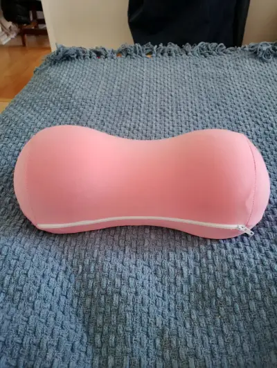Almohada cervical ergonómica rosa - miniatura 1