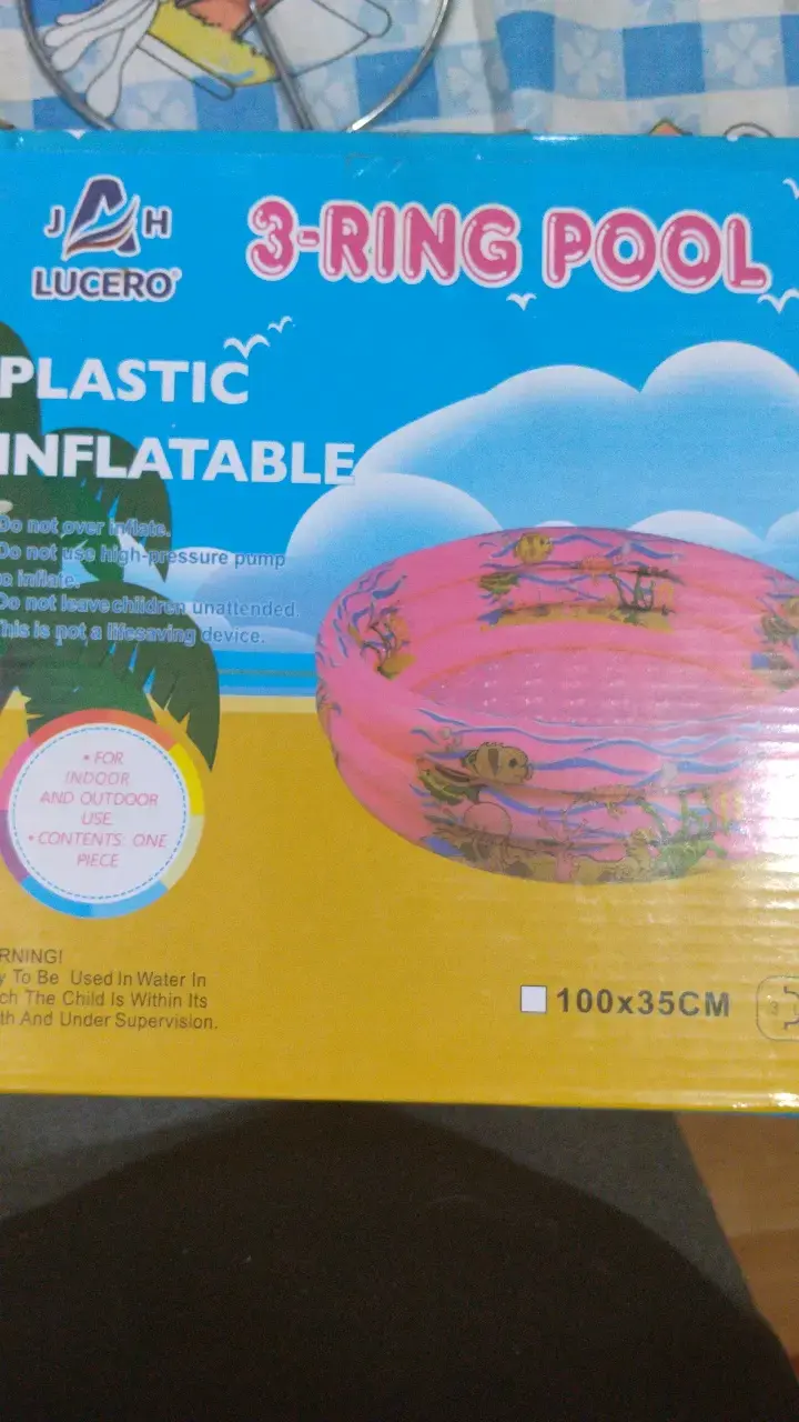 Piscina inflable 3 anillos Lucero 100x35 cm