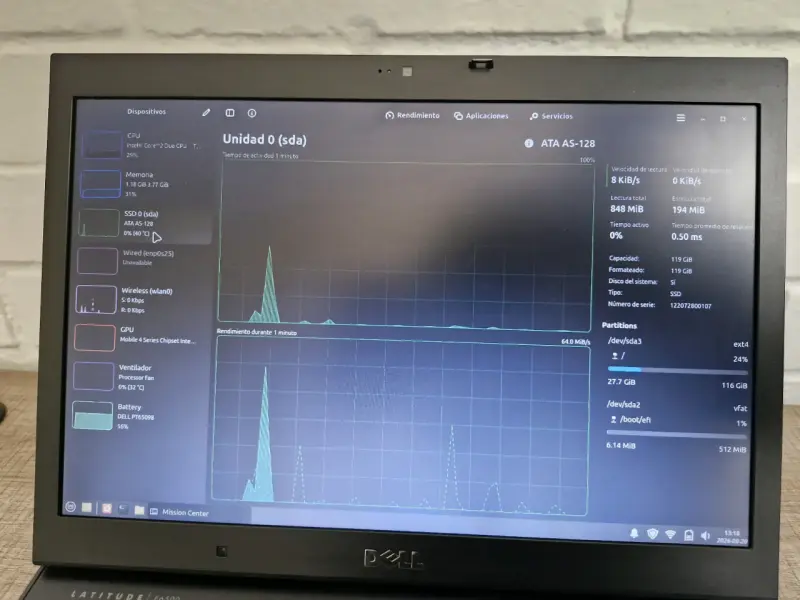 Dell Latitude E6500 – Core 2 Duo T9550 - 6
