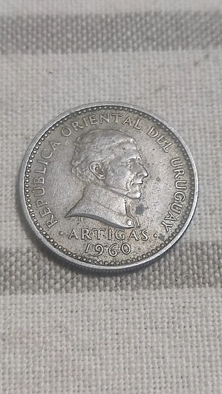 Moneda de 50 Céntimos Uruguay 1960 - 2