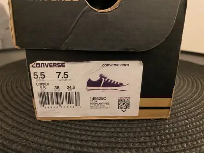 Zapatillas Converse All Star moradas seminuevas - miniatura 5