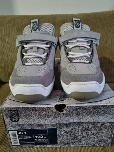 Zapatillas deportivas grises DC JS 1 talla 12 - miniatura 1