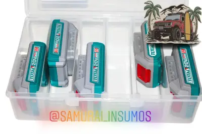 Caja Almacenamiento XL Organizador baterias Herram - miniatura 3