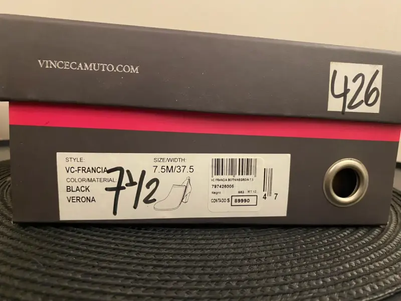 Botines de gamuza negra Vince Camuto - 4