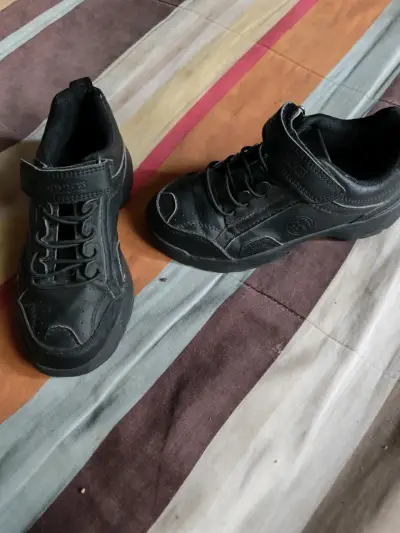 Zapatillas negras Bubblegummers para niños - miniatura 1