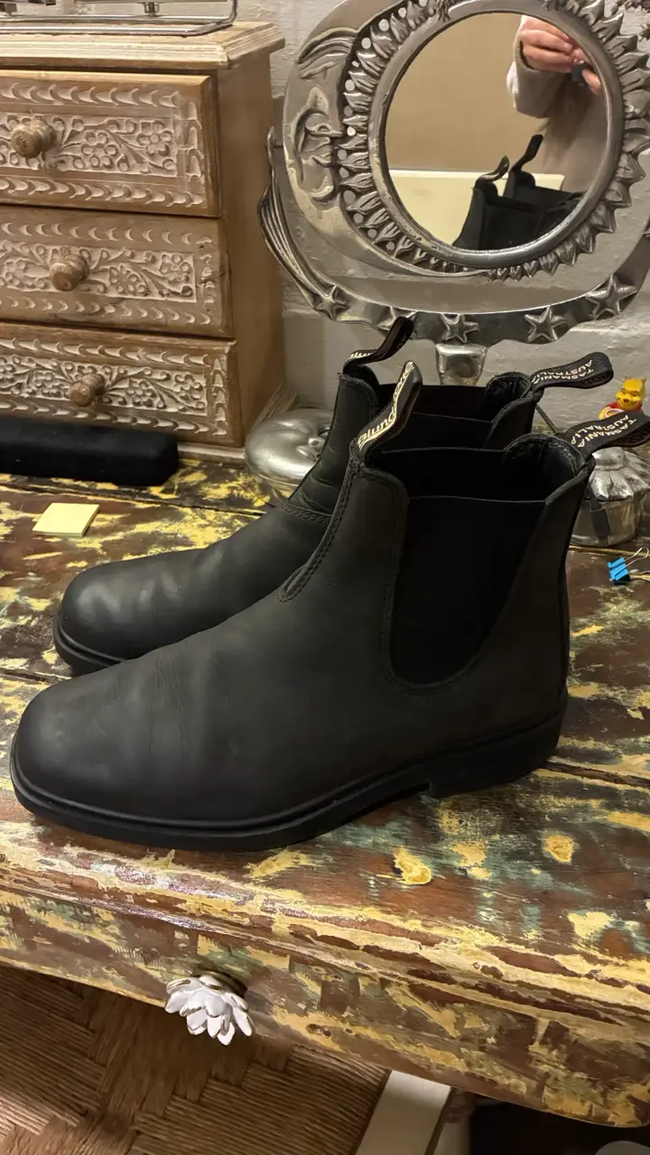 Zapatos de cuero Blundstone negras - 2