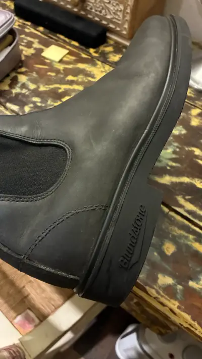 Zapatos de cuero Blundstone negras - miniatura 4