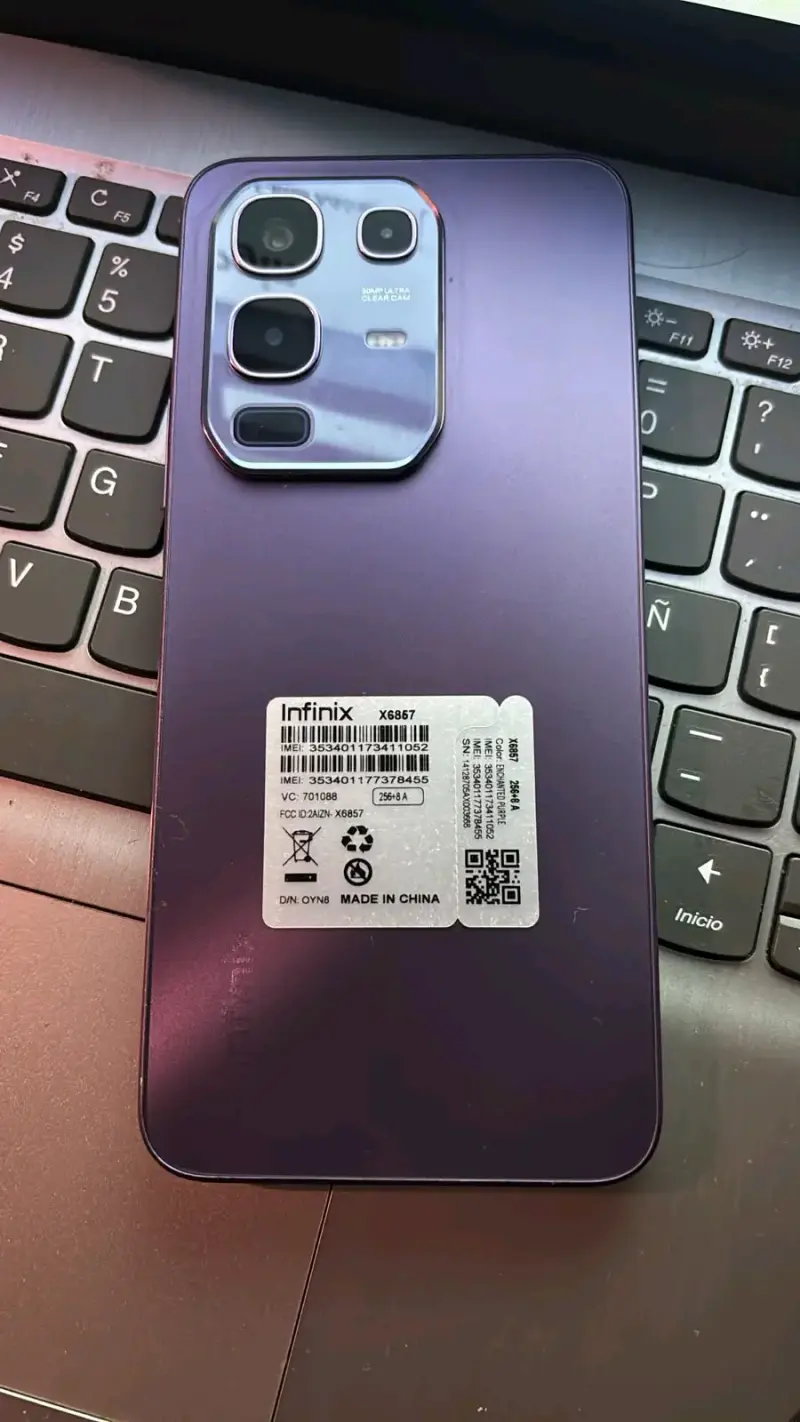 Smartphone Infinix X6867 con cámara ultra clara