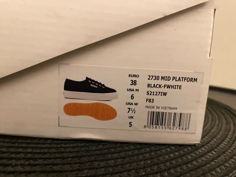Zapatillas negras Superga de lona - 6