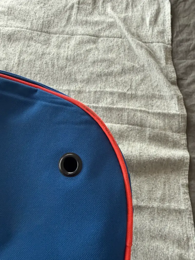 Bolso deportivo azul Fila con correa roja - 3