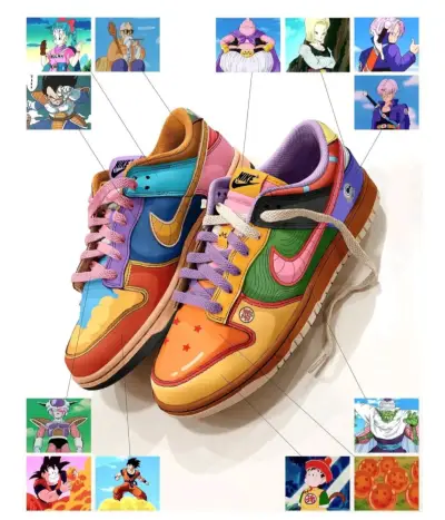 Zapatillas Nike Dunk Low edición Dragon Ball - miniatura 2