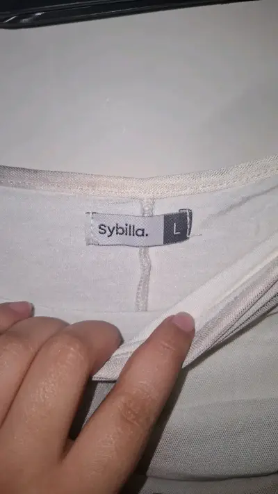 Vestido largo estampada Sybilla talla L - miniatura 2