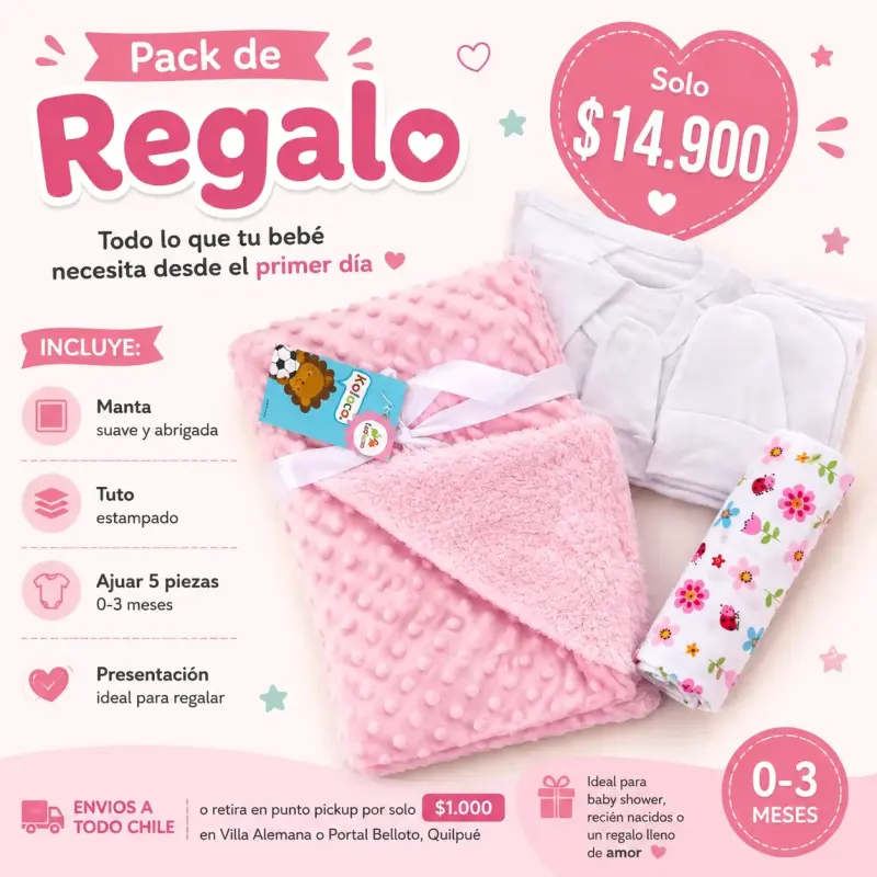 Pack de Regalo para Bebé 0-3 Meses - 1