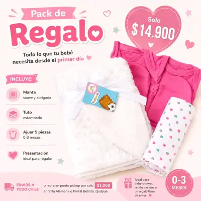 Pack de Regalo para Bebé 0-3 Meses - miniatura 2