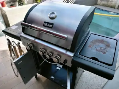 Parrilla a gas Mr. Beef con quemador lateral - miniatura 1