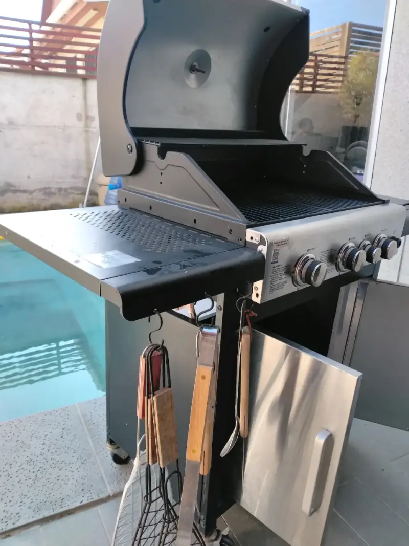 Parrilla a gas Mr. Beef con quemador lateral - 6
