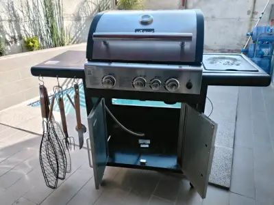 Parrilla a gas Mr. Beef con quemador lateral - miniatura 10