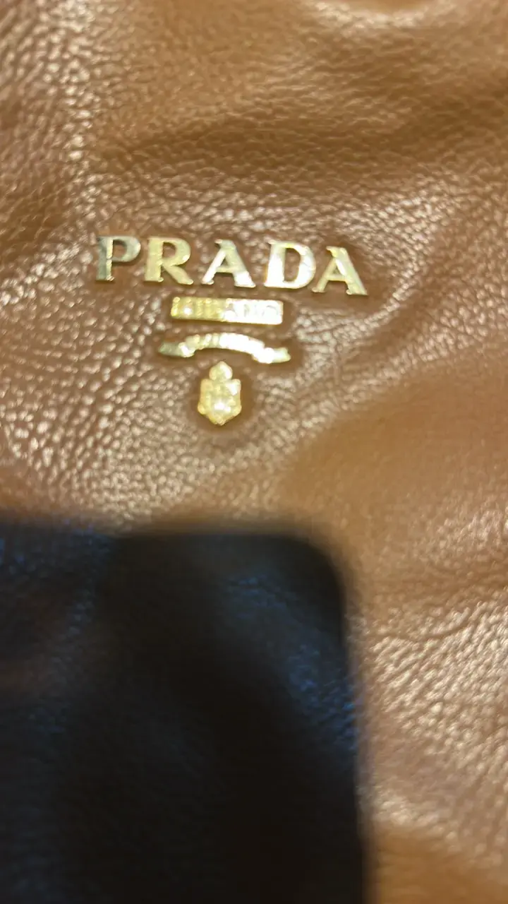 Bolso de cuero marrón Prada - 2