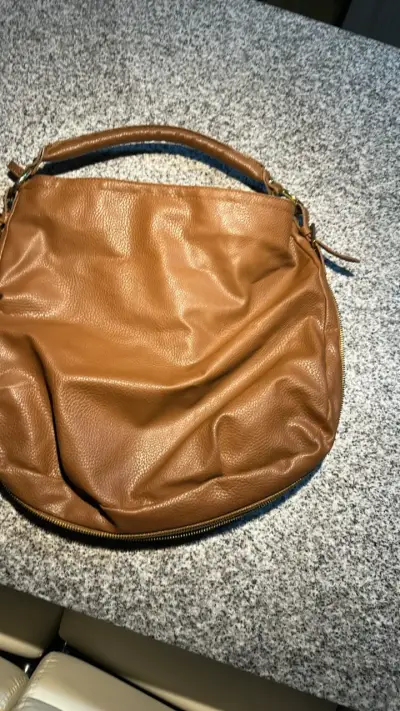 Bolso de cuero marrón Prada - miniatura 4