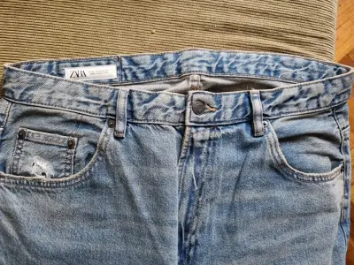 Jeans Zara corte Baggy talla 44 - miniatura 2