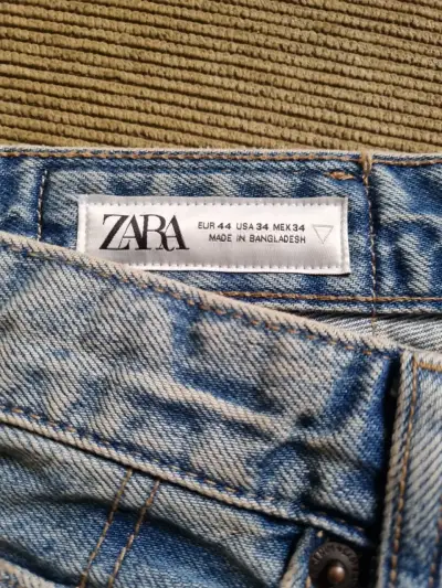 Jeans Zara corte Baggy talla 44 - miniatura 3