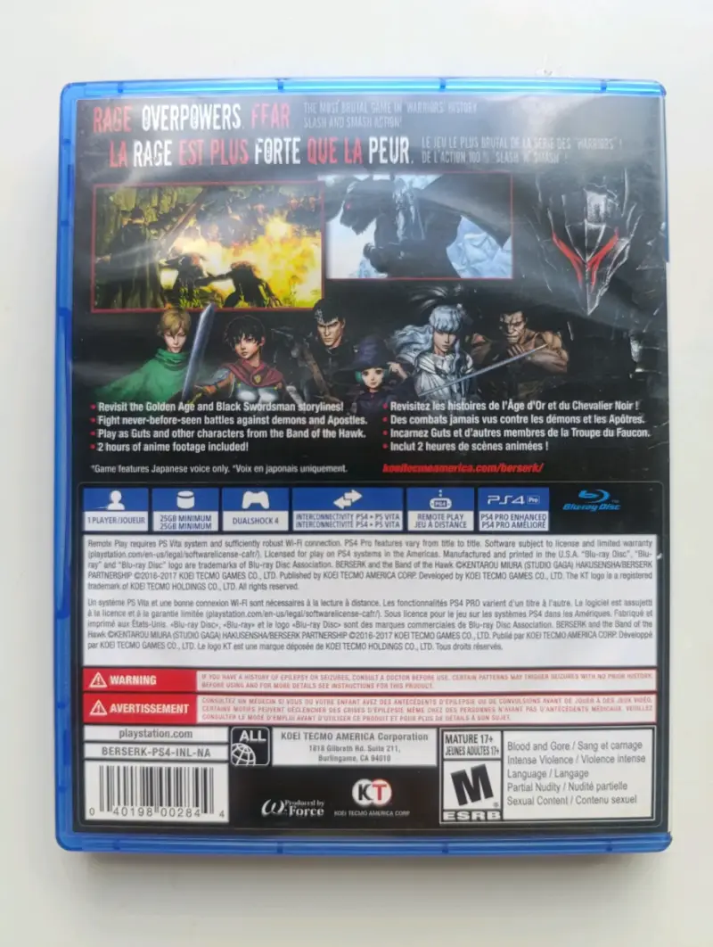 Berserk and the Band of the Hawk PS4 - 2