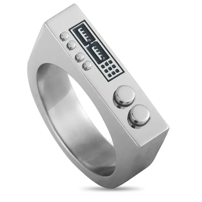 Anillo Swatch con forma de radio - Acero inoxidabl - 3