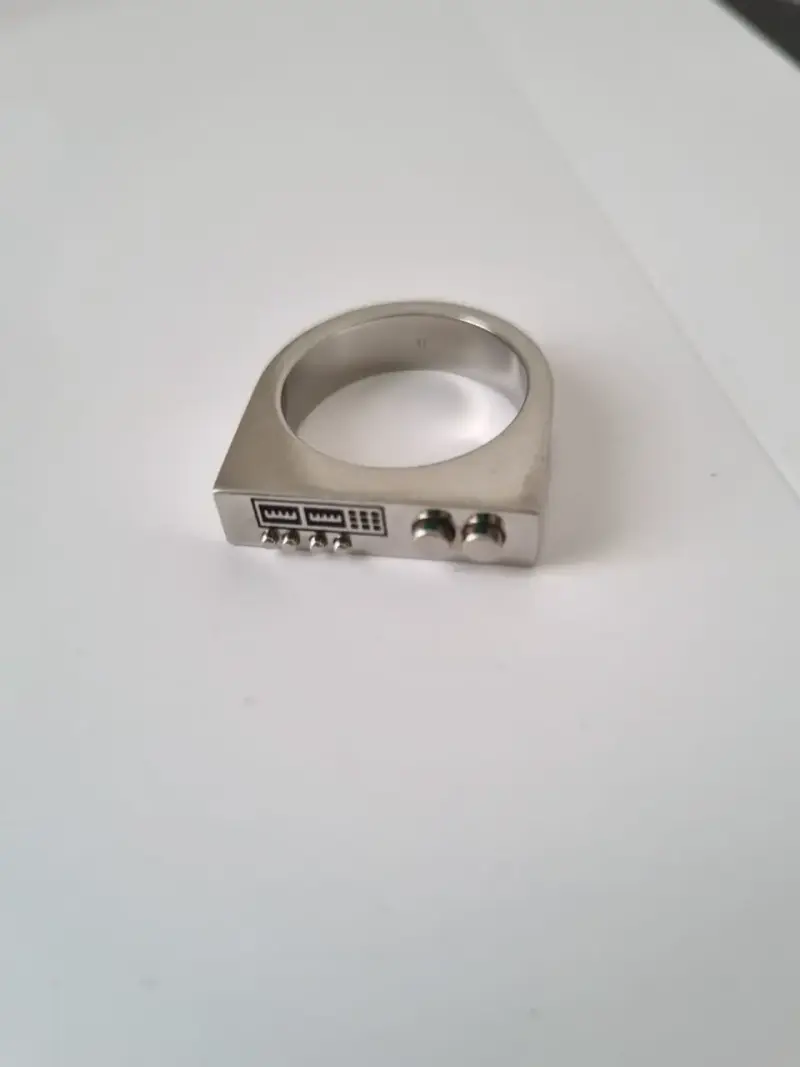 Anillo Swatch con forma de radio - Acero inoxidabl - 6