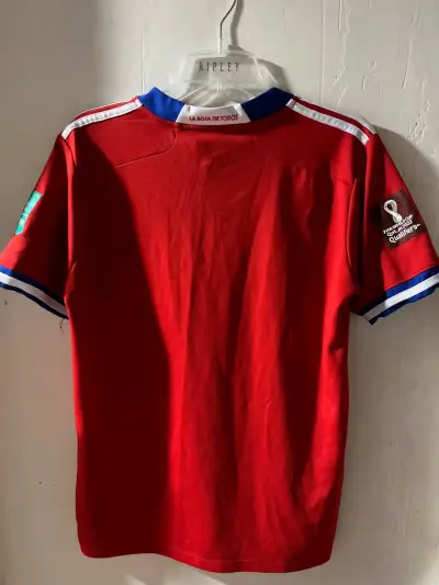 Camiseta Roja Selección Chile Adidas Mundial 2022 - miniatura 1