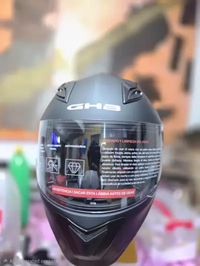 Casco de moto GH8 con visor anti-rayaduras - miniatura 1