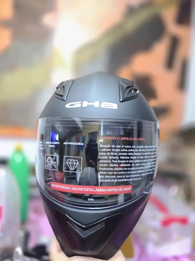 Casco de moto GH8 con visor anti-rayaduras - 2
