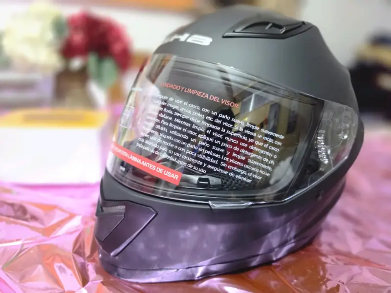 Casco de moto GH8 con visor anti-rayaduras - 5